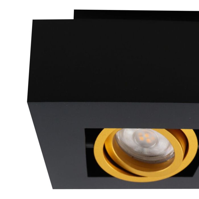 Aluminium Aufbauspot Gold, Noraly