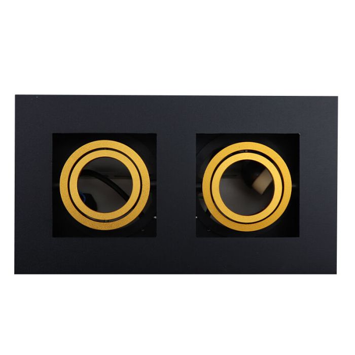 Aluminium Aufbauspot Gold, Noraly