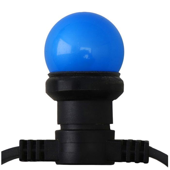 20m Lichterkette mit 20 farbigen Lampen