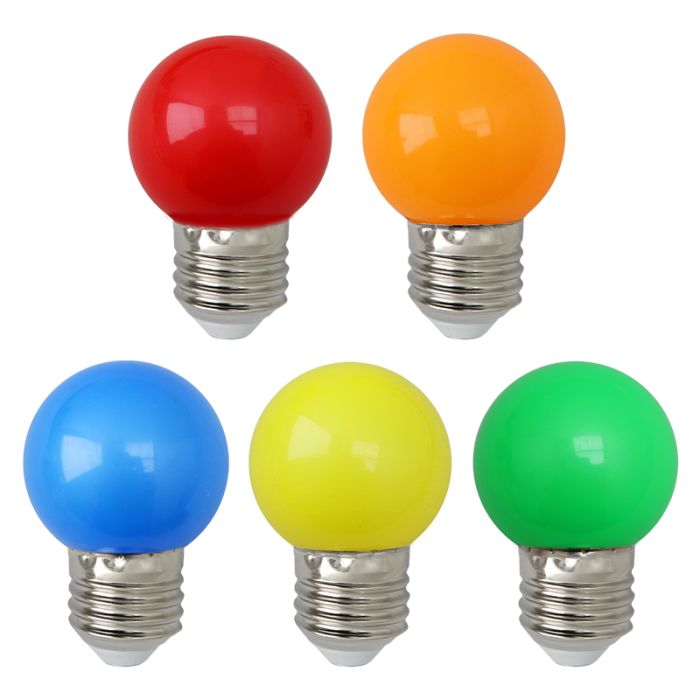 20m Lichterkette mit 20 farbigen Lampen