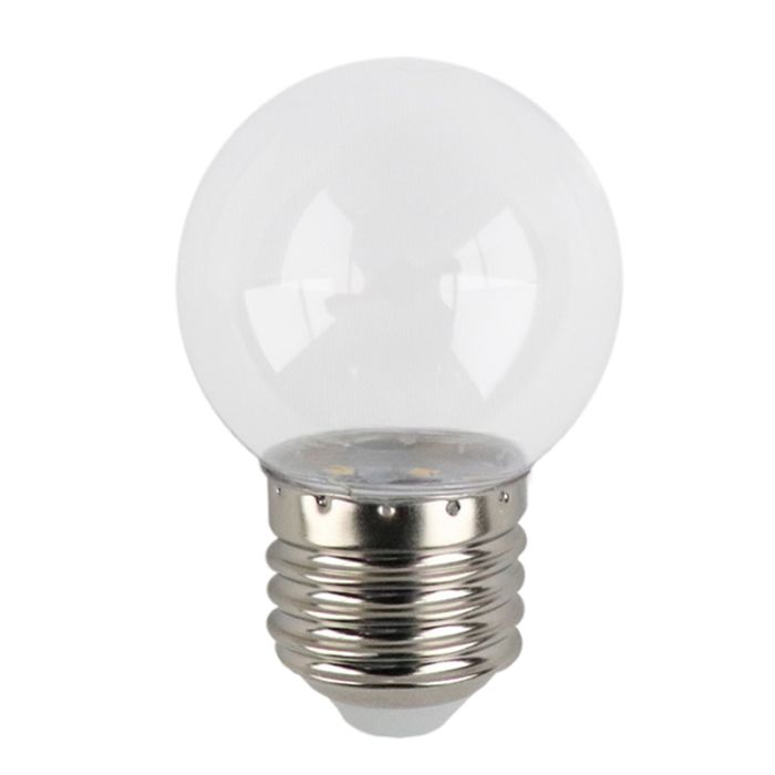 25m Lichterkette mit 25 transparenten Lampen