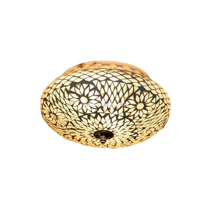 Transparente Mosaik Deckenlampe Orientalisch, Mimoun