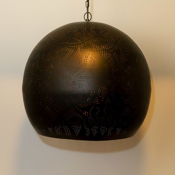 Schwarze Pendelleuchte Orientalisch, Alyssa
