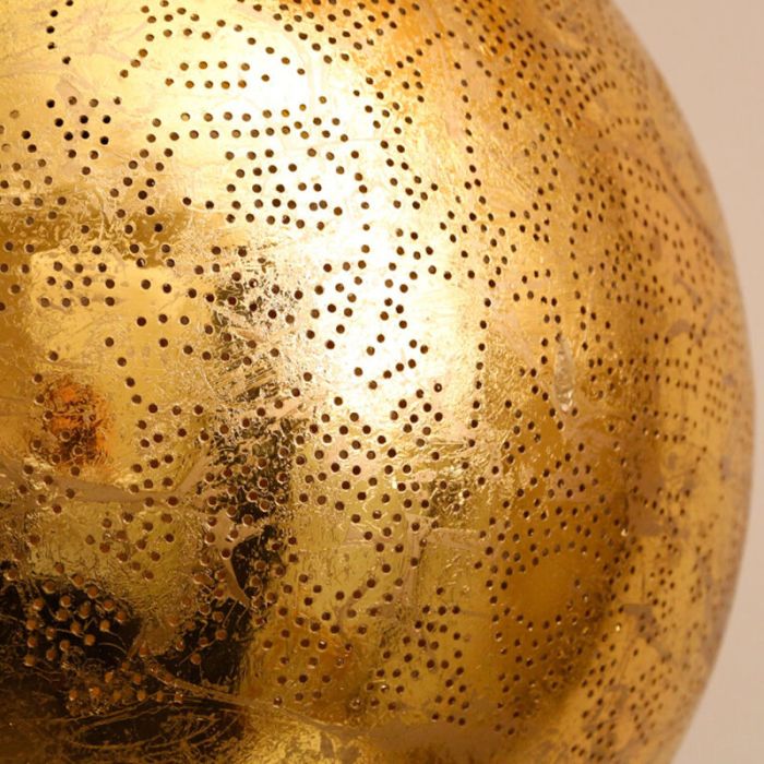 Goldene Pendelleuchte Orientalisch, Alyssa