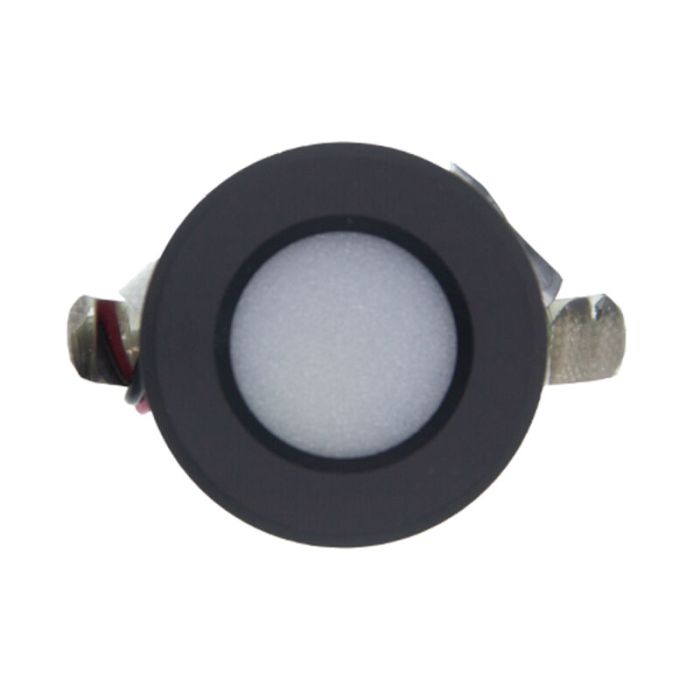 Schwarze Mini Einbaustrahler Aluminium, Philomena, 1,5W, 2700K LED, IP44