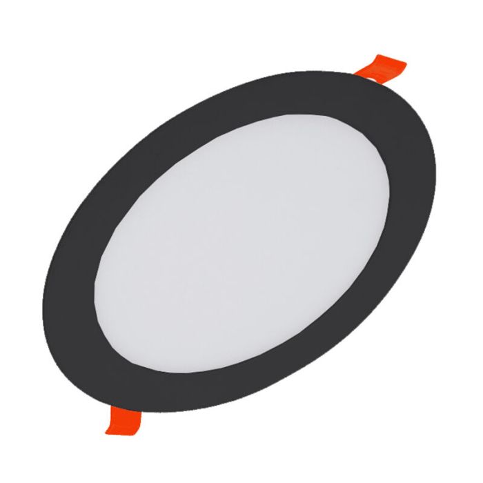 Schwarze Downlight Aluminium, Umbriel, 18W, 4000K LED, IP44