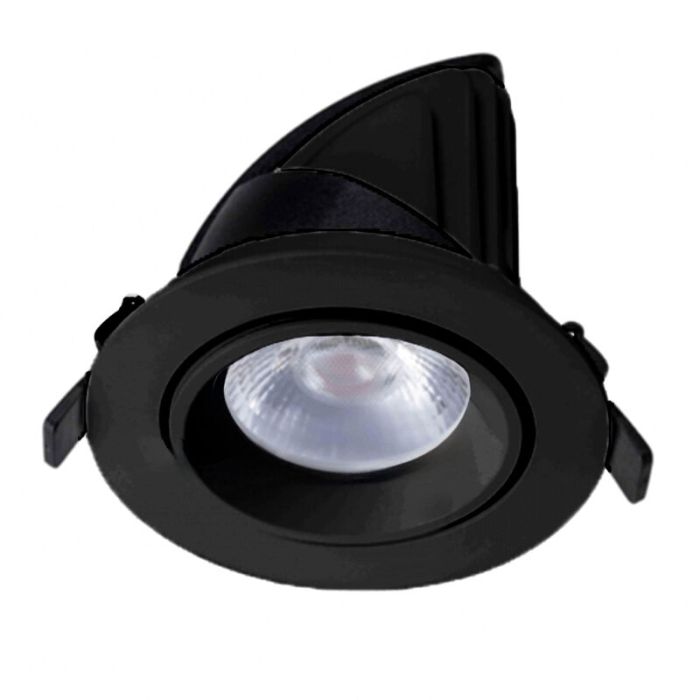 Schwarze Downlight Aluminium, Shanaya, 30W, White Switch LED