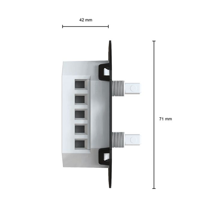 Doppelter LED-Dimmer 0-200W