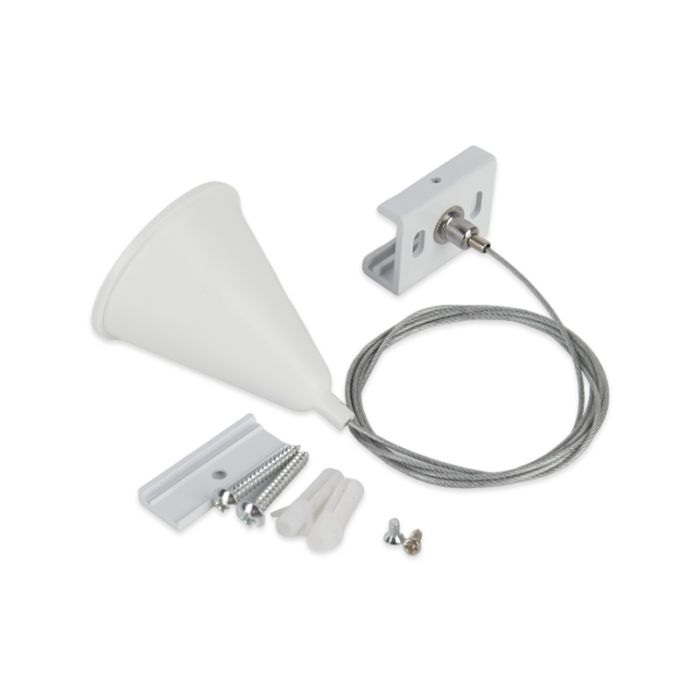 Pendelset für 3-Phasen-Schienenbeleuchtung, 1,5 Meter, weiß, Pro