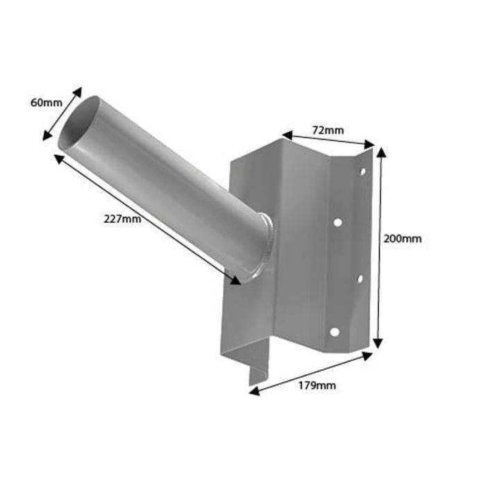 Wandausleger für Straßenbeleuchtung 60 mm