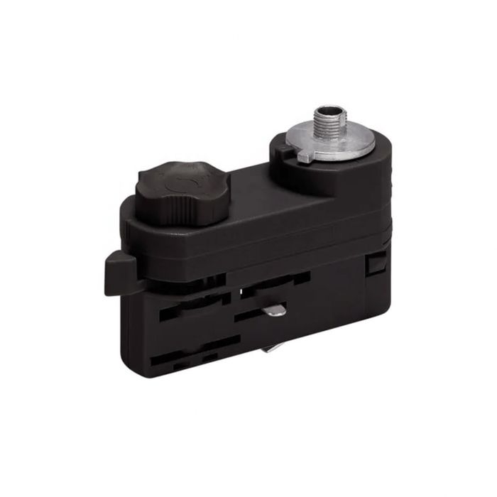 Pendeladapter für 3-Phasen-Schienenbeleuchtung, schwarz, Pro