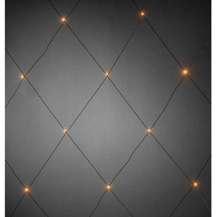 Netz 2x1 Meter, warmweiße LED-Beleuchtung, drinnen und draußen