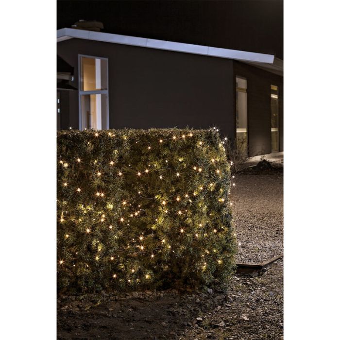 24m LED Weihnachtsbeleuchtung draußen, 240 warmweiße LEDs, mit APP-Steuerung