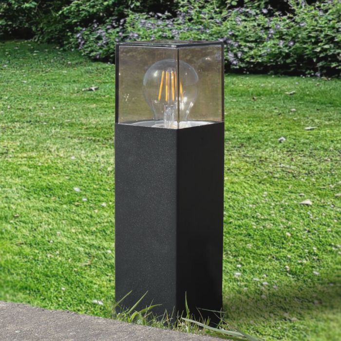 Moderne Außenleuchte Schwarz, Sanel, IP44