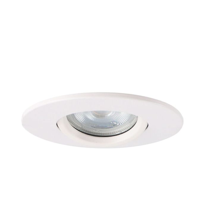 Moderne Badezimmer Einbaustrahler Weiß, Jill, IP44
