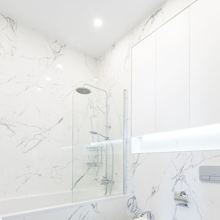 Moderne Badezimmer Einbaustrahler Weiß, Jill, IP44