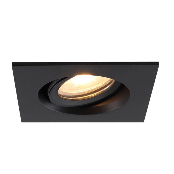 Aluminium Badezimmer Einbaustrahler Schwarz, Jorin, IP65