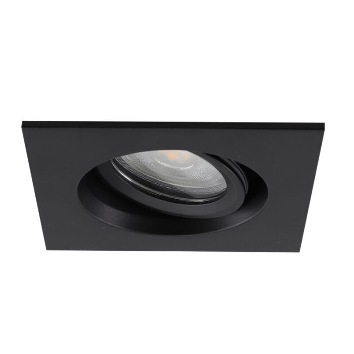 Aluminium Badezimmer Einbaustrahler Schwarz, Jorin, IP65