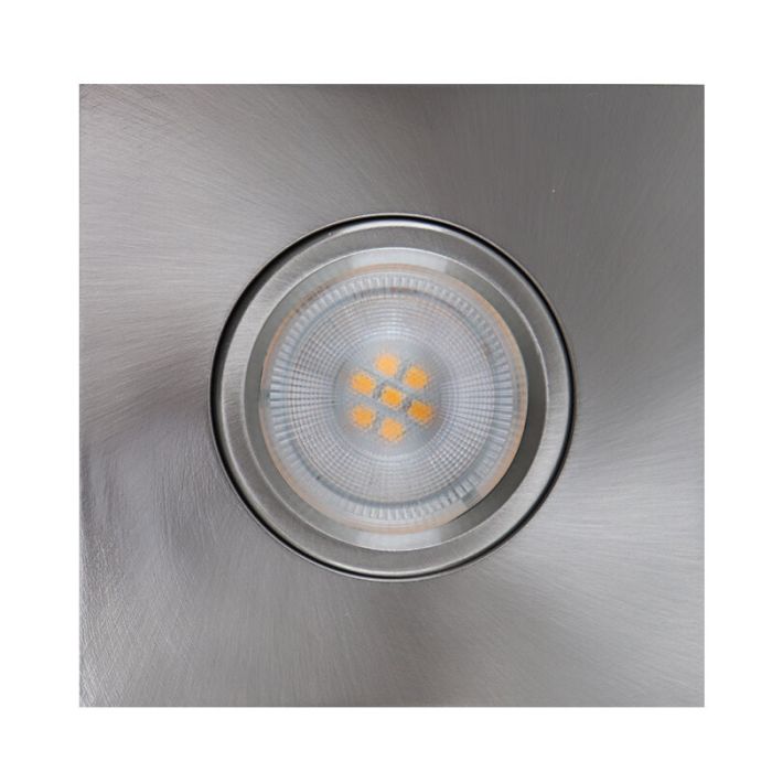 Aluminium Badezimmer Einbaustrahler Nickel, Jill, IP44