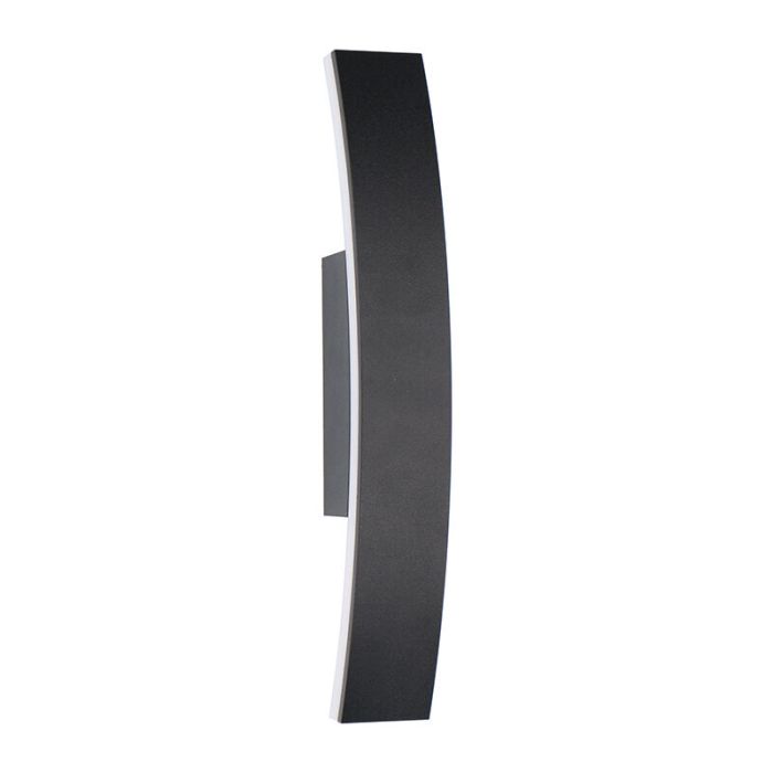 Anthrazit moderne Außenleuchte Aluminium, Nayomi, 7,5W, 3000K LED, IP54