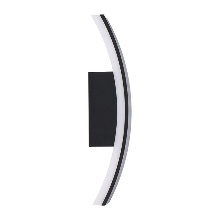 Anthrazit moderne Außenleuchte Aluminium, Nayomi, 7,5W, 3000K LED, IP54
