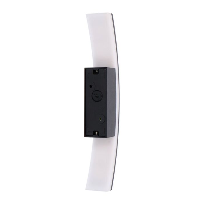 Anthrazit moderne Außenleuchte Aluminium, Nayomi, 7,5W, 3000K LED, IP54
