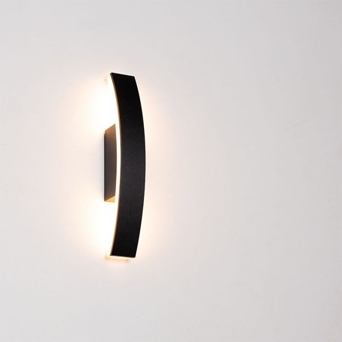 Anthrazit moderne Außenleuchte Aluminium, Nayomi, 7,5W, 3000K LED, IP54
