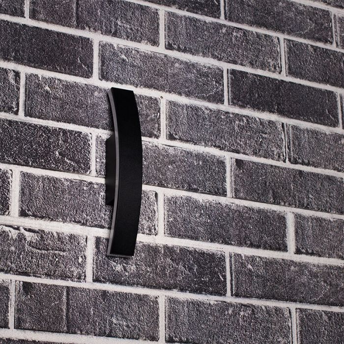 Anthrazit moderne Außenleuchte Aluminium, Nayomi, 7,5W, 3000K LED, IP54
