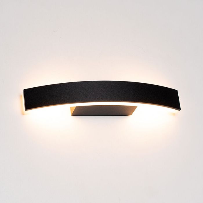 Anthrazit moderne Außenleuchte Aluminium, Nayomi, 7,5W, 3000K LED, IP54