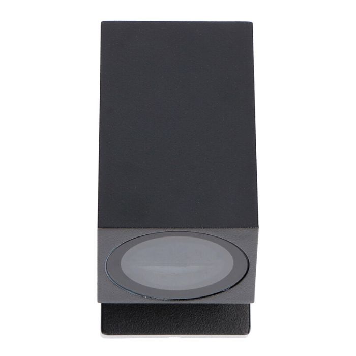 Schwarze moderne Außenleuchte Aluminium, Isobel, IP44