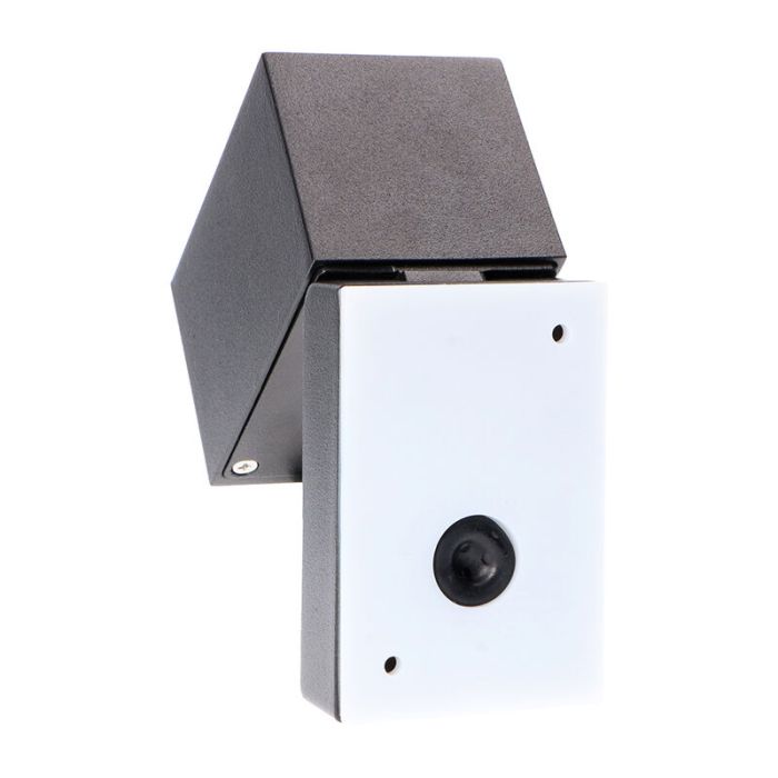Schwarze moderne Außenleuchte Aluminium, Isobel, IP44