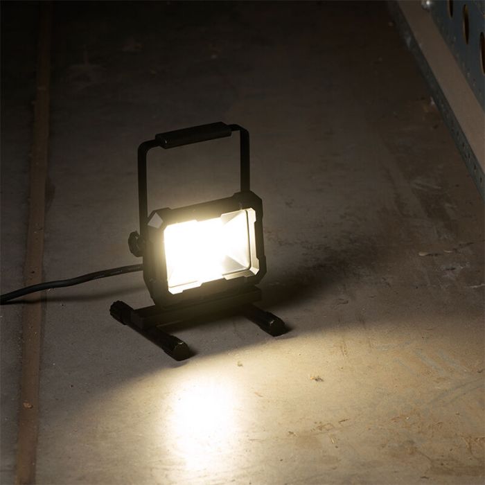 Schwarze Arbeitsscheinwerfer Aluminium, Branko, 30W, 4000K LED, IP65