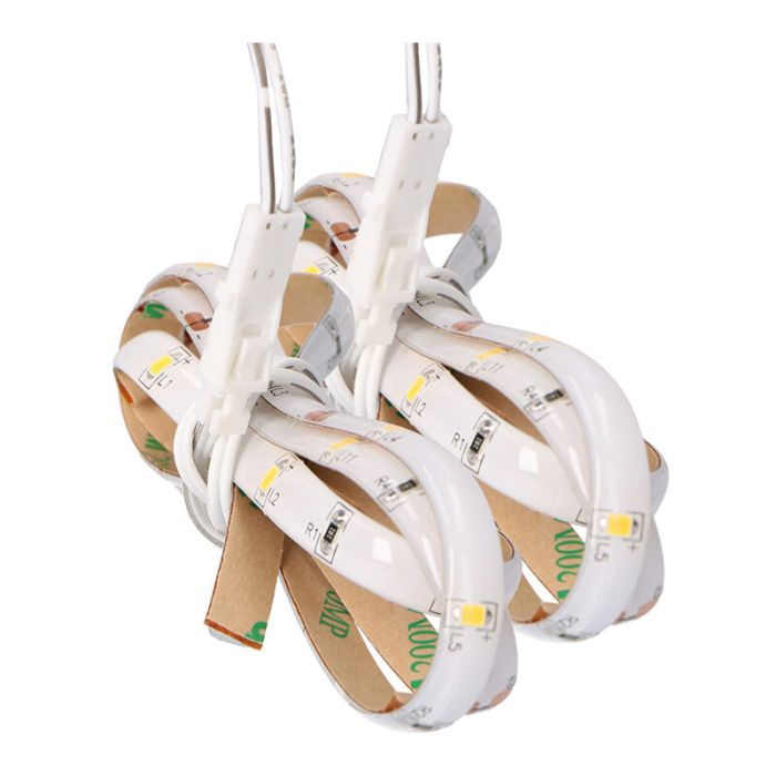 Erweiterungsset Treppen LED-Streifen dimmbar, 2 LED-Streifen 4000K