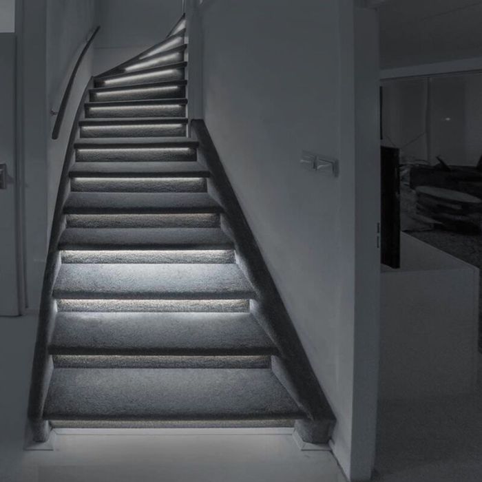 Erweiterungsset Treppen LED-Streifen dimmbar, 2 LED-Streifen 4000K