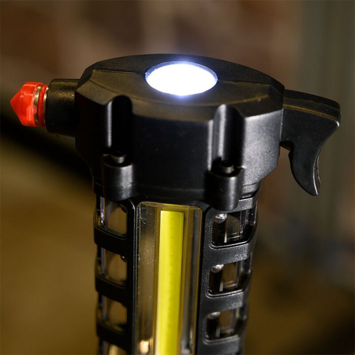 Schwarze Handlampe Kunststoff, Charley, 3W, 6500K LED