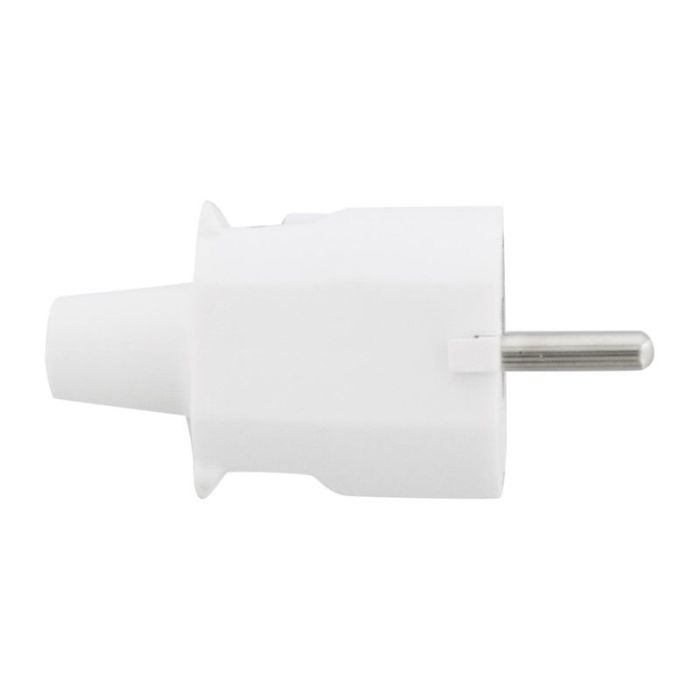 Stecker SCHUKO PVC 10/16 Ampere, Weiß