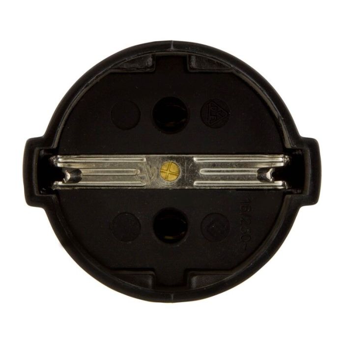 Schütz SCHUKO 10/16 Ampere, Schwarz
