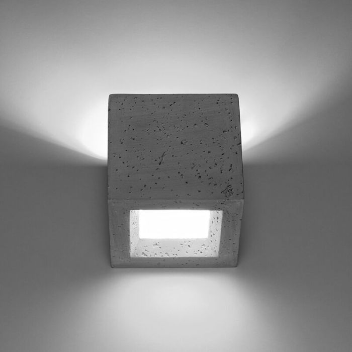 Beton Up down Wandleuchte Grau, Caitlin
