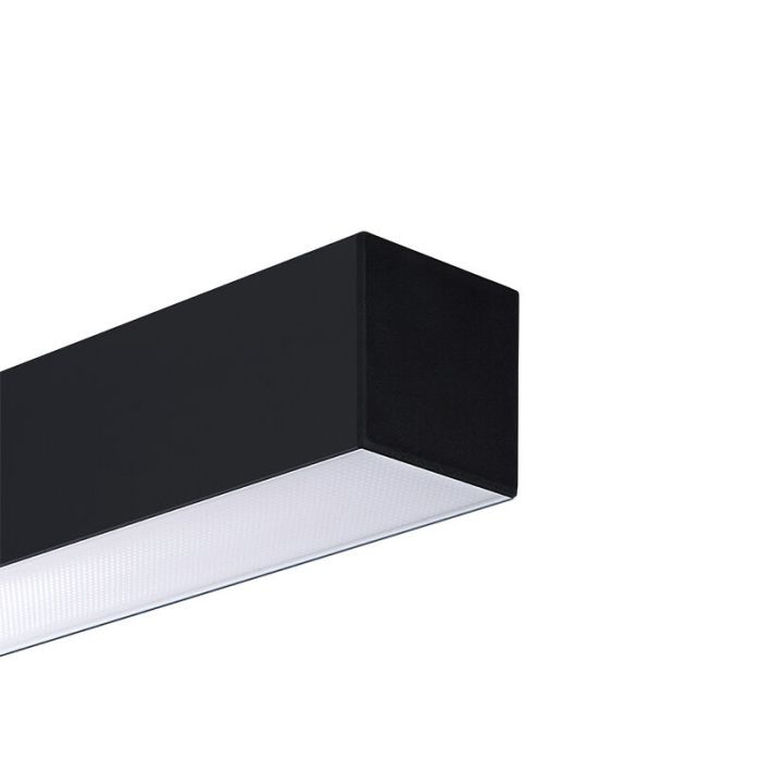 Aluminium Wandleuchte Schwarz, Mascha, 22W, 3000K LED