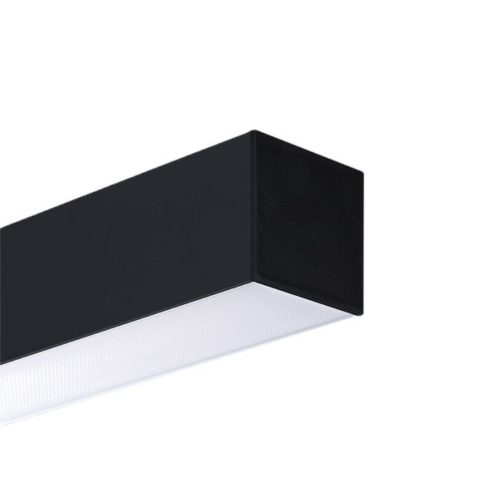 Aluminium Wandleuchte Schwarz, Mascha, 31W, 3000K LED
