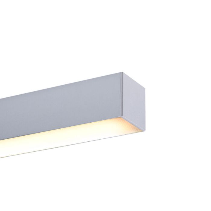 Aluminium Deckenleuchte Weiß, Mascha, 38W, 3000K LED