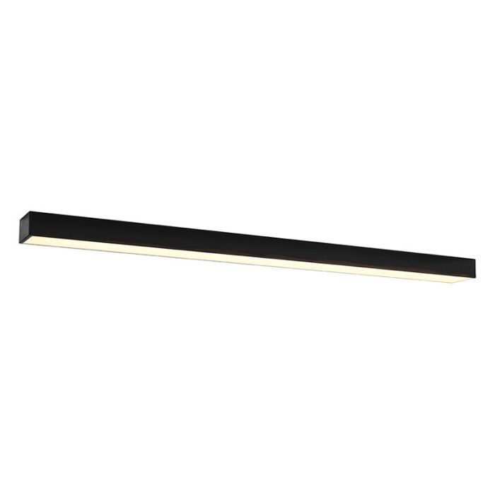 Aluminium Deckenleuchte Schwarz, Mascha, 48W, 3000K LED