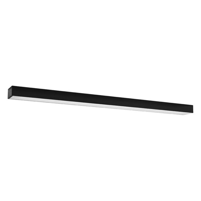 Aluminium Deckenleuchte Schwarz, Mascha, 48W, 3000K LED