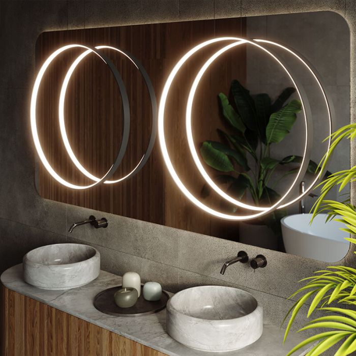 Aluminium Pendelleuchte Schwarz, Ringo, 50W, 3000K LED
