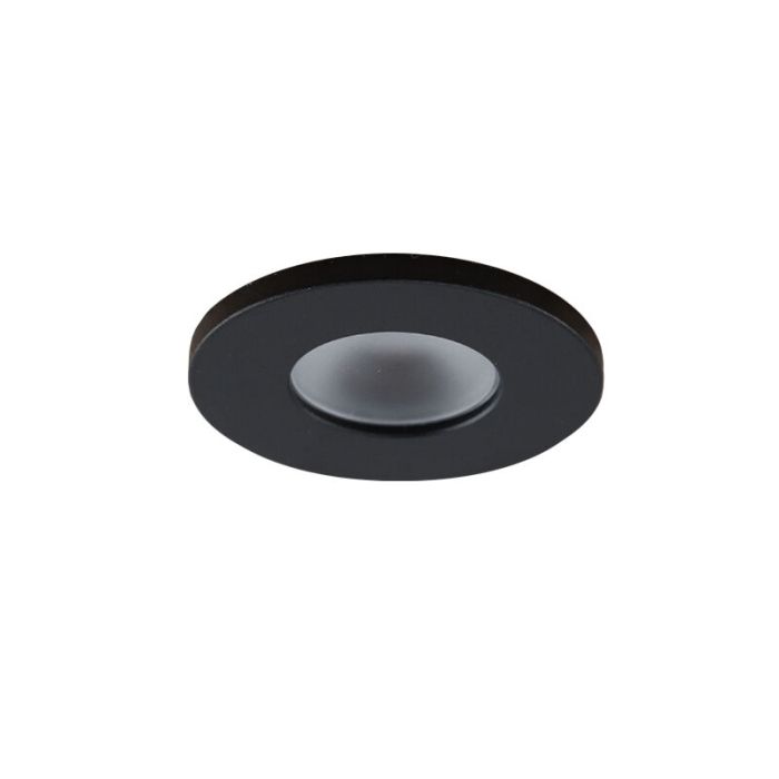 8 schwarze Smart Einbaustrahler Terrassenüberdachung Dico, IP65, inkl. Anschlussset