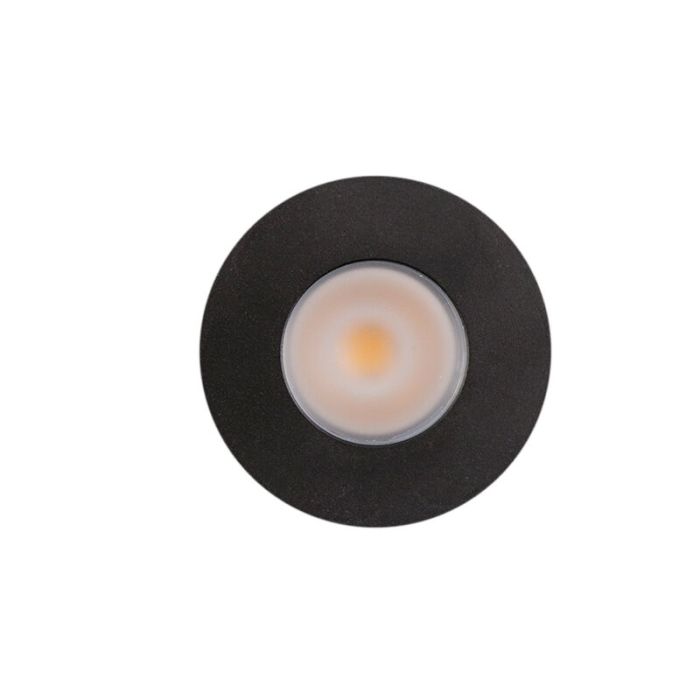 8 schwarze Smart Einbaustrahler Terrassenüberdachung Dico, IP65, inkl. Anschlussset