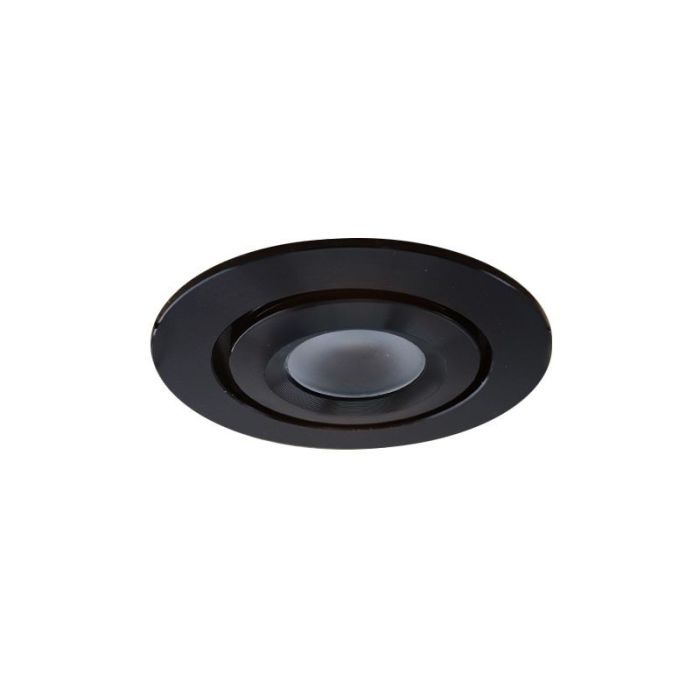 3 schwenkbare Smart Einbaustrahler Terrassenüberdachung Rona, IP44, mit Anschlussset, Schwarz