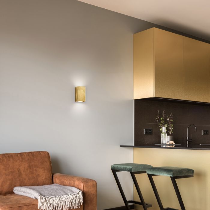 Goldene Up down Wandleuchte Modern, Adam