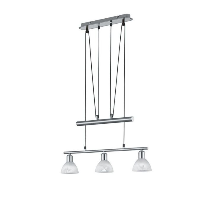 Nickel Pendelleuchte Modern, Gustav