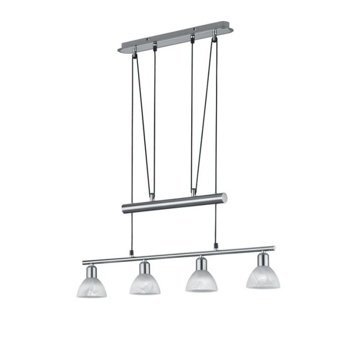 Nickel Pendelleuchte Modern, Gustav